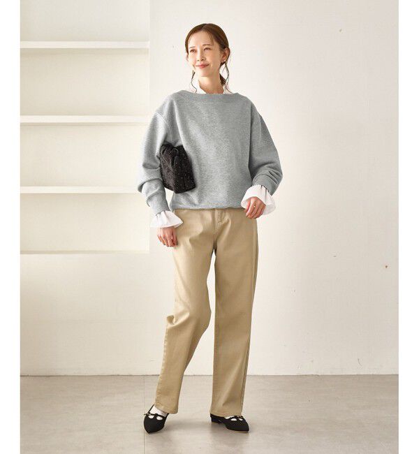 Rope&rsquo;Picnic「2WAYボートネックスウェット/リンクコーデ」|スウェット・ジャージ|