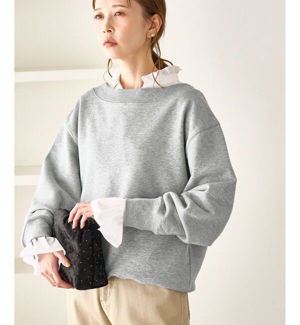 Rope&rsquo;Picnic「2WAYボートネックスウェット/リンクコーデ」|スウェット・ジャージ|