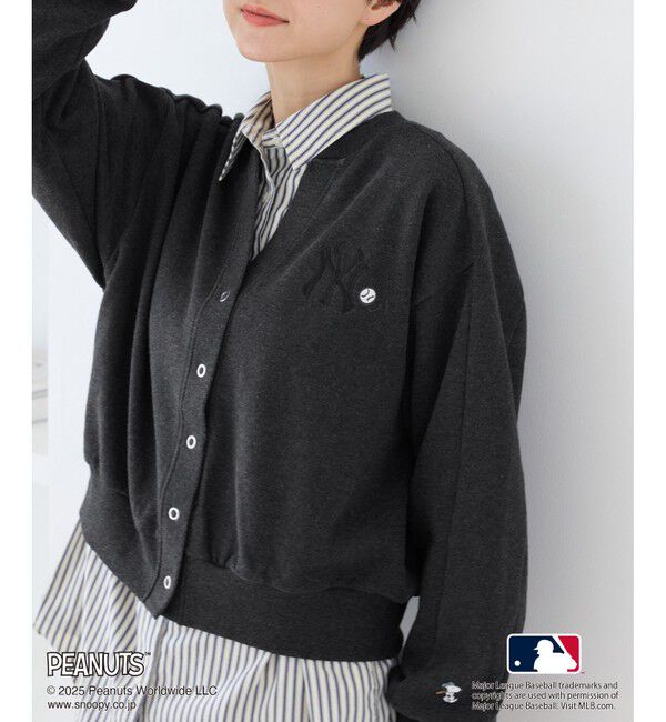Rope&rsquo;Picnic「【PEANUTS&times;MLB COLLECTION by ROPE' PICNIC】カーディガン」|カーディガン|