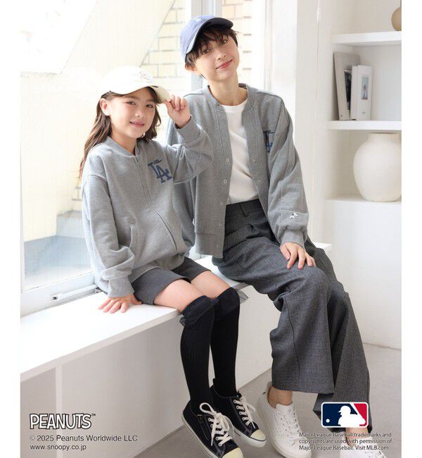 Rope&rsquo;Picnic「【PEANUTS&times;MLB COLLECTION by ROPE' PICNIC】カーディガン」|カーディガン|