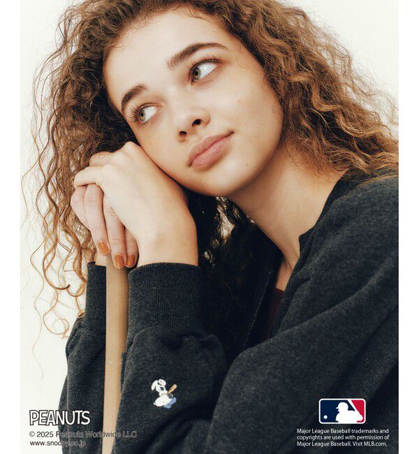 Rope&rsquo;Picnic「【PEANUTS&times;MLB COLLECTION by ROPE' PICNIC】カーディガン」|カーディガン|