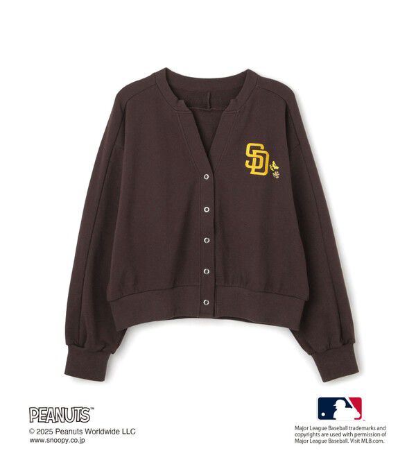 Rope&rsquo;Picnic「【PEANUTS&times;MLB COLLECTION by ROPE' PICNIC】カーディガン」|カーディガン|