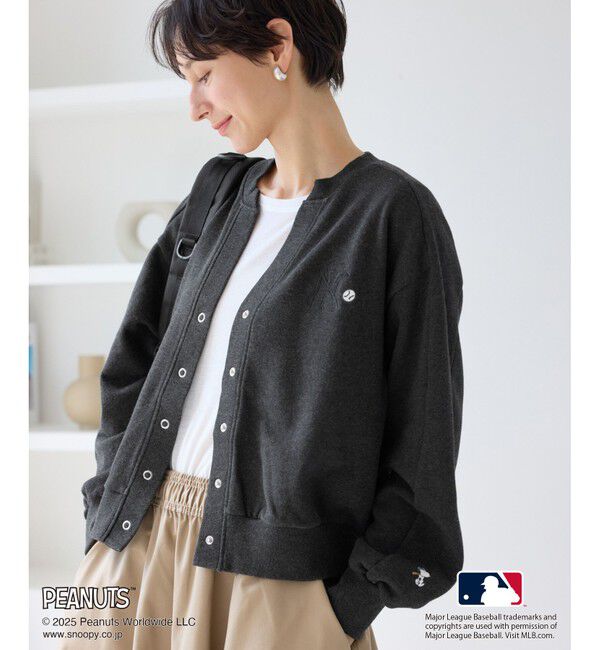 Rope&rsquo;Picnic「【PEANUTS&times;MLB COLLECTION by ROPE' PICNIC】カーディガン」|カーディガン|
