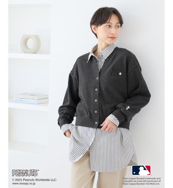Rope&rsquo;Picnic「【PEANUTS&times;MLB COLLECTION by ROPE' PICNIC】カーディガン」|カーディガン|
