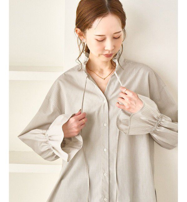 Rope&rsquo;Picnic「フリルレイヤードシャツ」|シャツ・ブラウス|