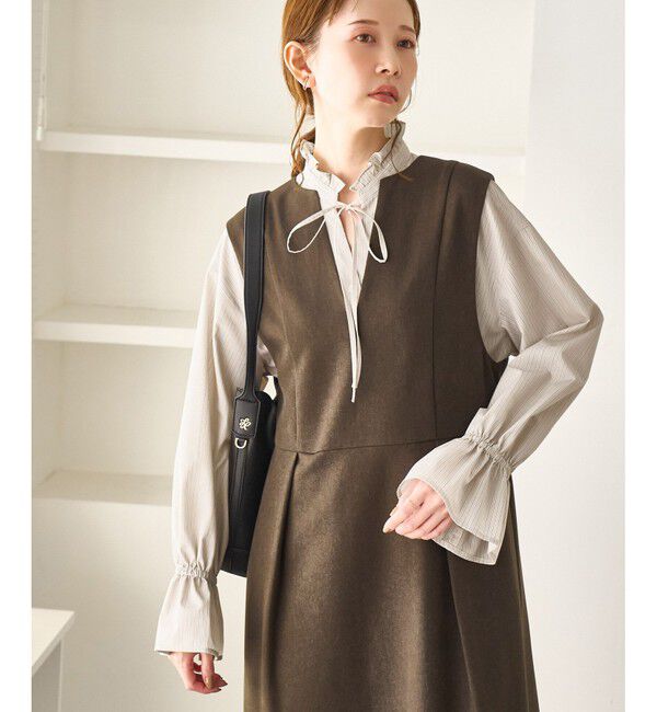 Rope&rsquo;Picnic「フリルレイヤードシャツ」|シャツ・ブラウス|