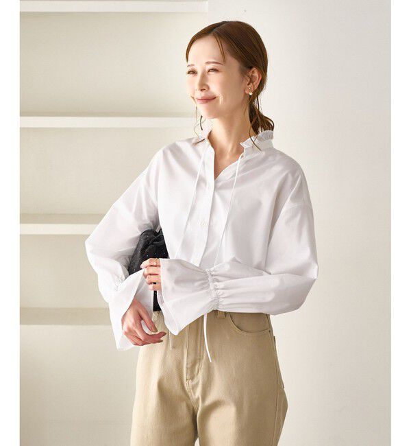 Rope&rsquo;Picnic「フリルレイヤードシャツ」|シャツ・ブラウス|