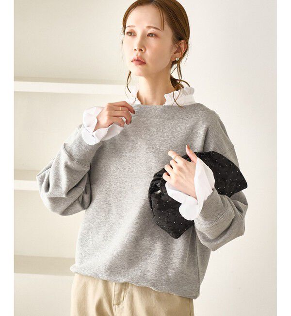 Rope&rsquo;Picnic「フリルレイヤードシャツ」|シャツ・ブラウス|