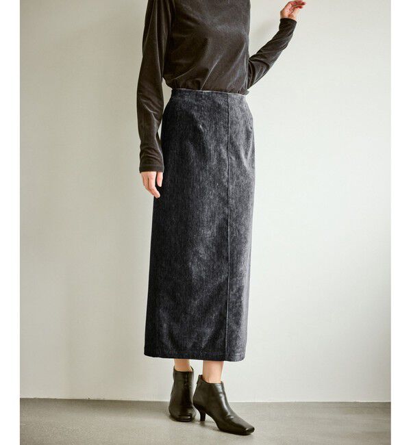 Rope&rsquo;Picnic「シェニール織アイラインスカート」|スカート|