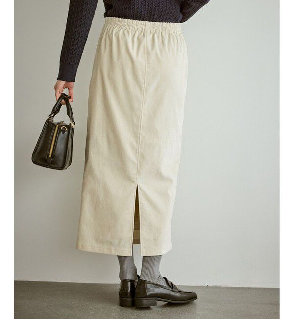 Rope&rsquo;Picnic「シェニール織アイラインスカート」|スカート|