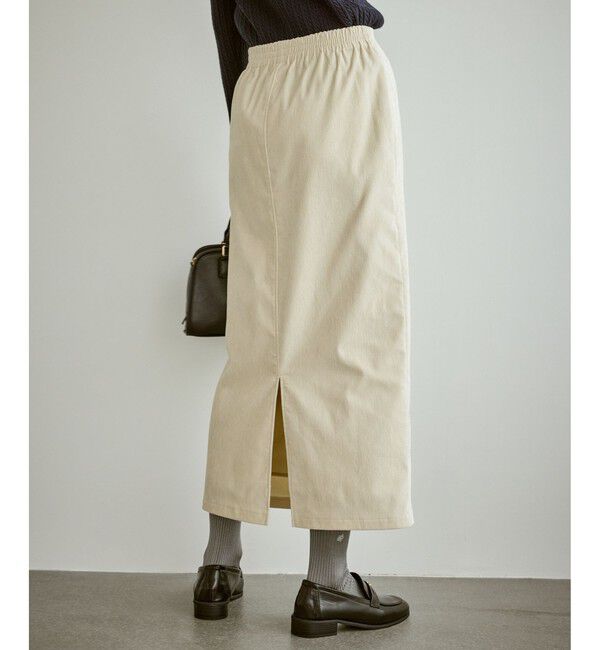 Rope&rsquo;Picnic「シェニール織アイラインスカート」|スカート|