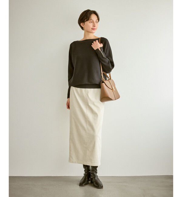 Rope&rsquo;Picnic「シェニール織アイラインスカート」|スカート|