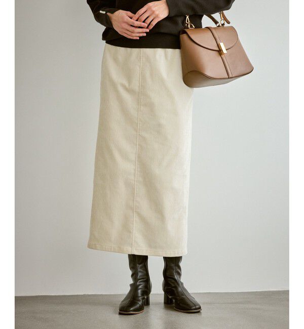 Rope&rsquo;Picnic「シェニール織アイラインスカート」|スカート|