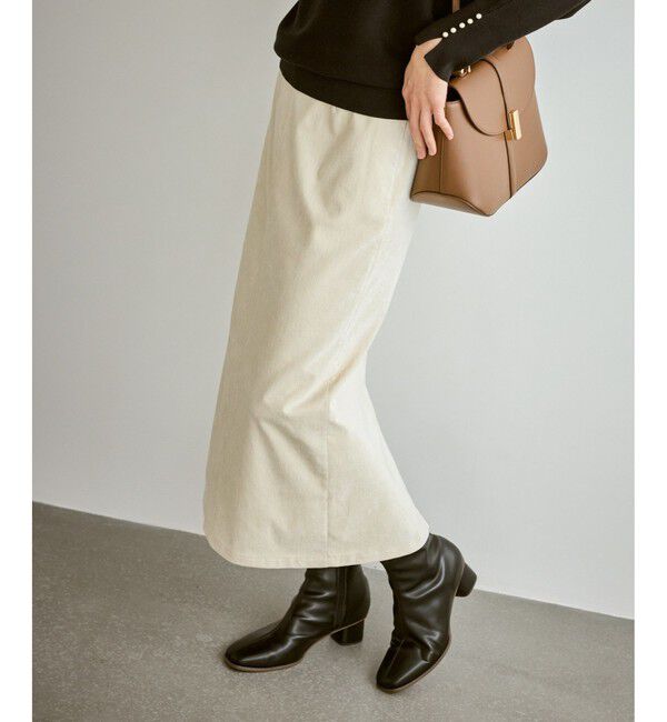 Rope&rsquo;Picnic「シェニール織アイラインスカート」|スカート|