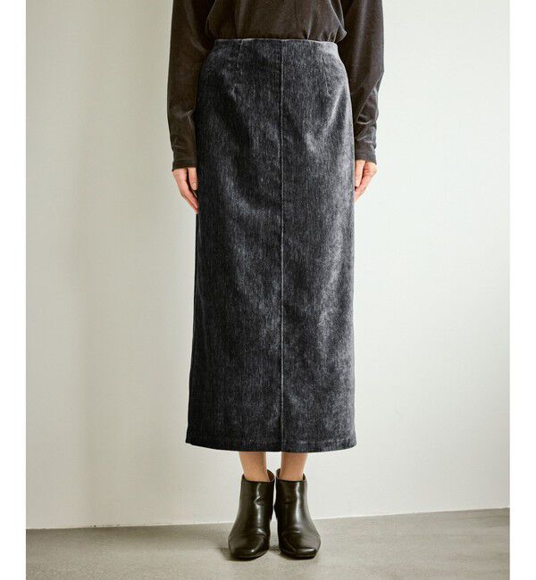 Rope&rsquo;Picnic「シェニール織アイラインスカート」|スカート|