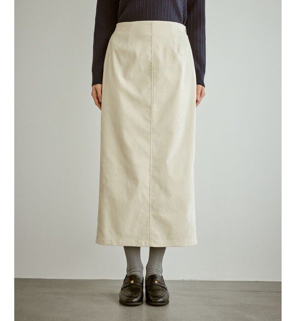 Rope&rsquo;Picnic「シェニール織アイラインスカート」|スカート|