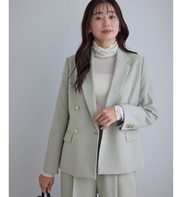 Rope&rsquo;Picnic「クリアツイル金ボタンジャケット/セレモニー・セットアップ対応」|テーラードジャケット|