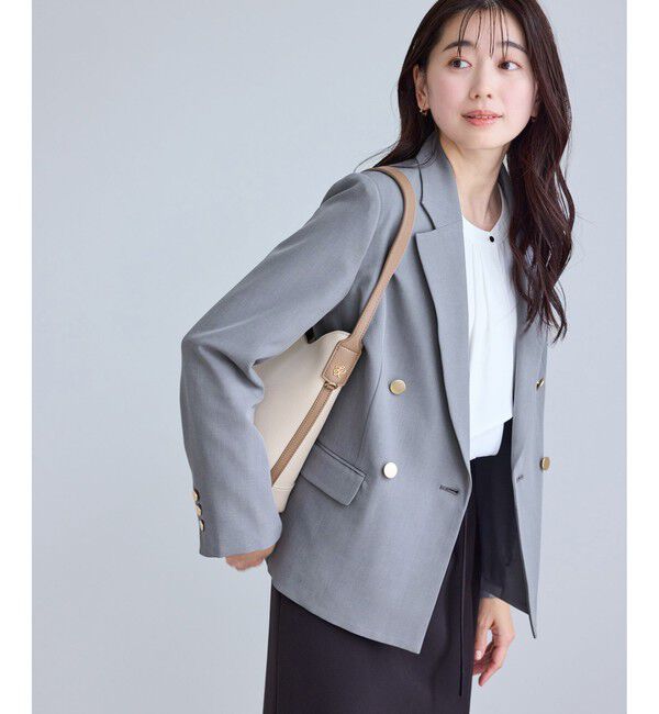 Rope&rsquo;Picnic「クリアツイル金ボタンジャケット/セレモニー・セットアップ対応」|テーラードジャケット|