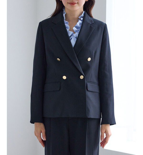 Rope&rsquo;Picnic「クリアツイル金ボタンジャケット/セレモニー・セットアップ対応」|テーラードジャケット|