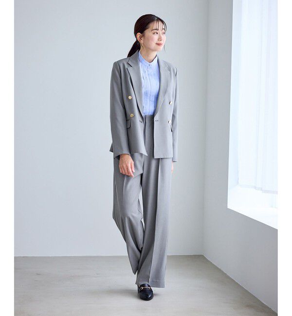 Rope&rsquo;Picnic「クリアツイル金ボタンジャケット/セレモニー・セットアップ対応」|テーラードジャケット|