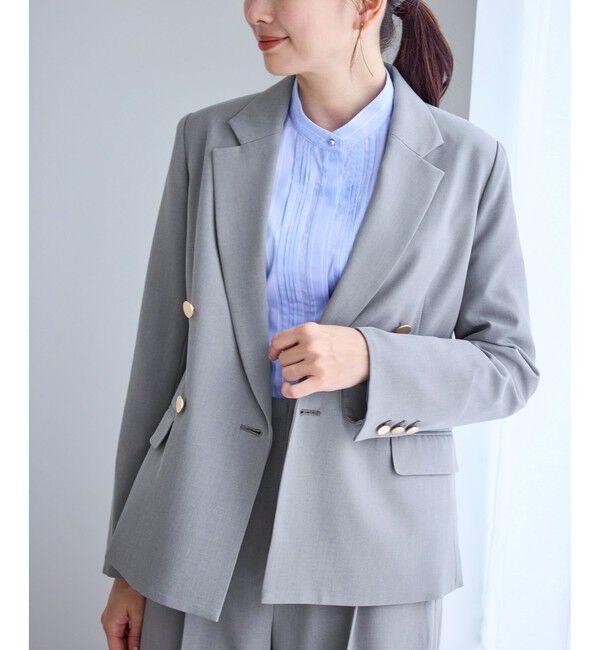 Rope&rsquo;Picnic「クリアツイル金ボタンジャケット/セレモニー・セットアップ対応」|テーラードジャケット|