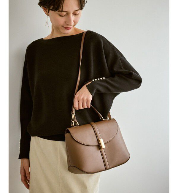 ROPE PICNIC PASSAGE「センターベルトワイドトップハンドル＆ショルダーバッグ」|ショルダー・メッセンジャー|ブラウン系(22)