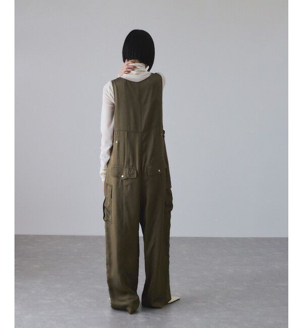 ADAM ET ROPE'「ピグメントクロスミリタリーオールインワン」|オールインワン|