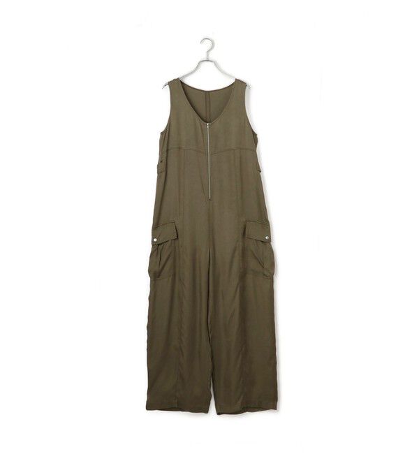 ADAM ET ROPE'「ピグメントクロスミリタリーオールインワン」|オールインワン|