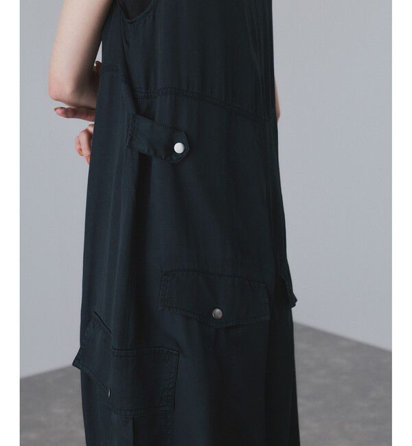 ADAM ET ROPE'「ピグメントクロスミリタリーオールインワン」|オールインワン|