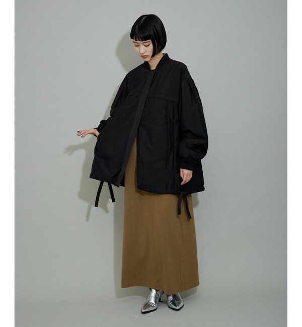 ADAM ET ROPE'「【WEB限定】・【定番人気】パフスリーブMA1」|ブルゾン・スタジャン|