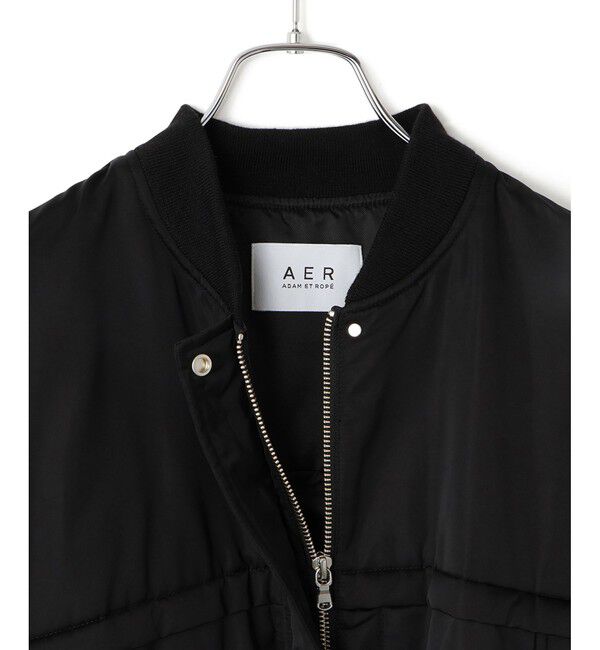 ADAM ET ROPE'「【WEB限定】・【定番人気】パフスリーブMA1」|ブルゾン・スタジャン|