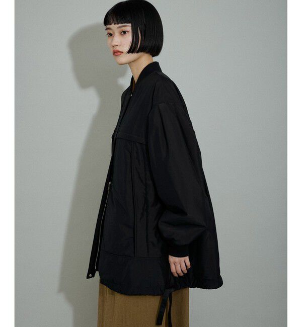ADAM ET ROPE'「【WEB限定】・【定番人気】パフスリーブMA1」|ブルゾン・スタジャン|