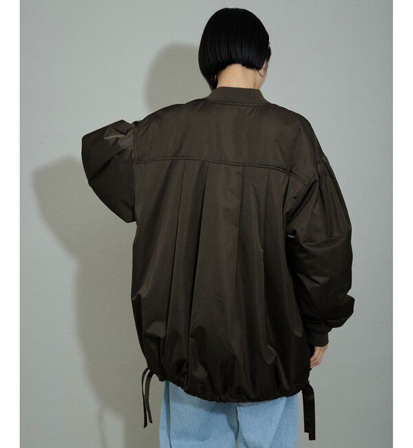 ADAM ET ROPE'「【WEB限定】・【定番人気】パフスリーブMA1」|ブルゾン・スタジャン|