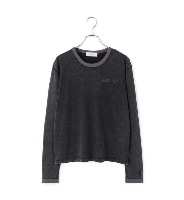 ADAM ET ROPE'「【WEB限定】ガーメントダイリンガーロンTee」|Tシャツ・カットソー|