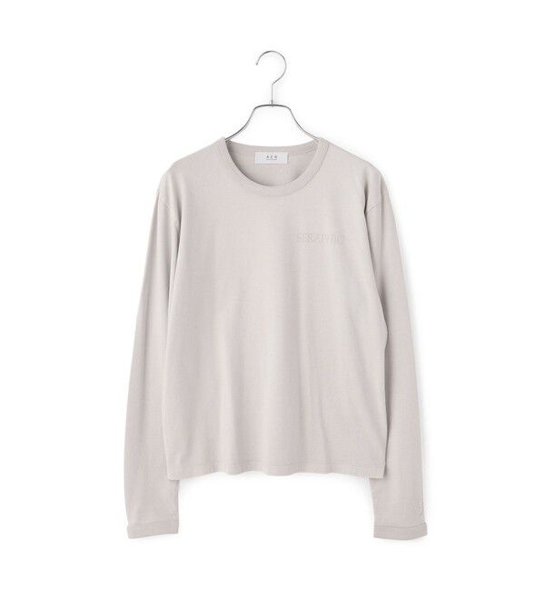 ADAM ET ROPE'「【WEB限定】ガーメントダイリンガーロンTee」|Tシャツ・カットソー|