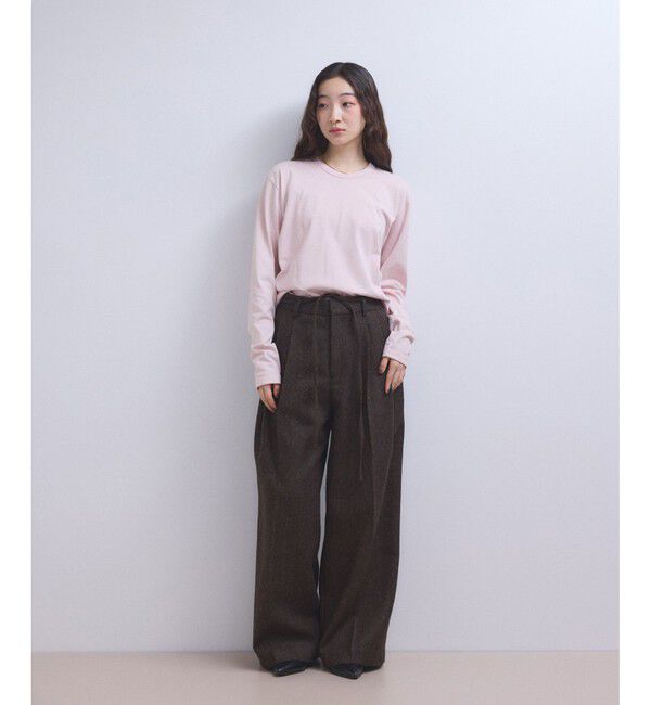 ADAM ET ROPE'「【WEB限定】ガーメントダイリンガーロンTee」|Tシャツ・カットソー|