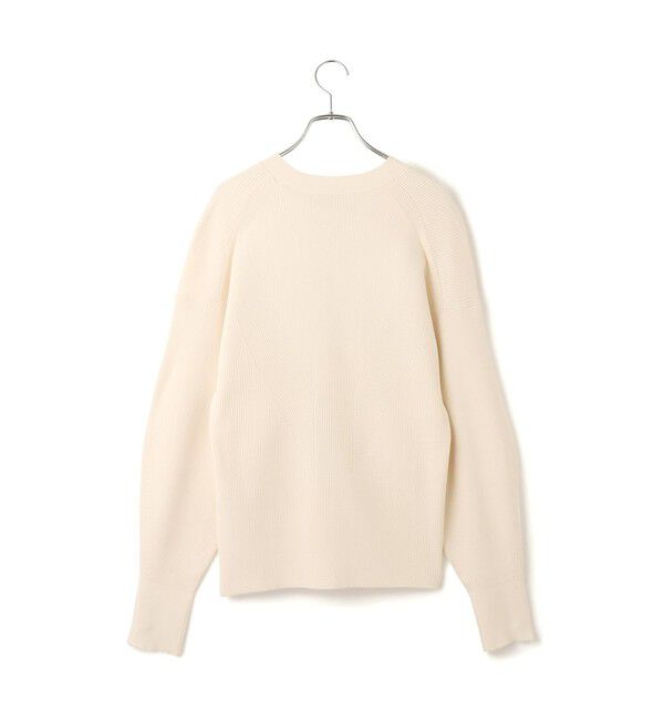 ADAM ET ROPE'「【サステナブル】フォルムリブカーディガン」|カーディガン|