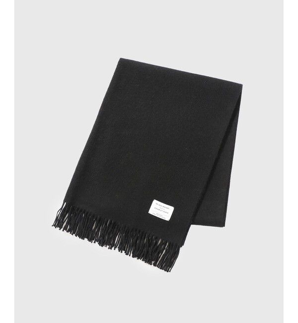 ADAM ET ROPE'「【THE INOUE BROTHERS...together with ADAM ET ROPE'】EX Brushed Scarf」|マフラー|ブラック(01)