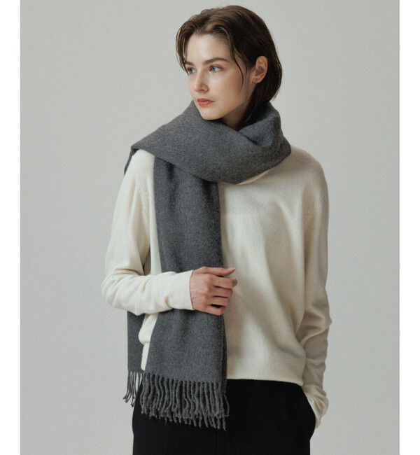 ADAM ET ROPE'「【THE INOUE BROTHERS...together with ADAM ET ROPE'】EX Brushed Scarf」|マフラー|