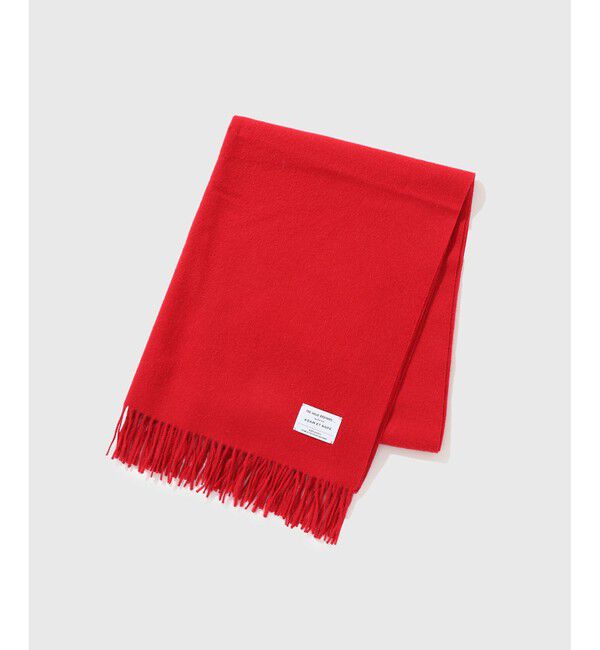 ADAM ET ROPE'「【THE INOUE BROTHERS...together with ADAM ET ROPE'】EX Brushed Scarf」|マフラー|レッド(60)