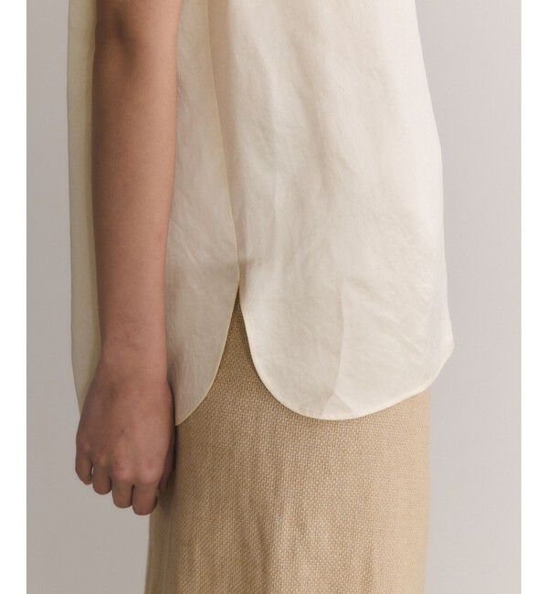 ADAM ET ROPE'「【EMOELLE】サテンTブラウス」|シャツ・ブラウス|