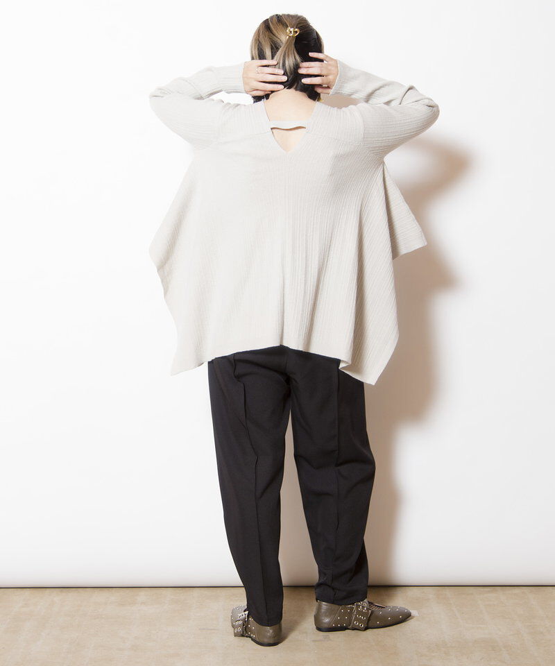  「スクエアヘムニットプルオーバー」|ニット・セーター|