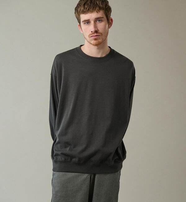 handvaerk「handvaerk | コットン クルーネック長袖Tシャツ MEN」|スウェット・ジャージ|