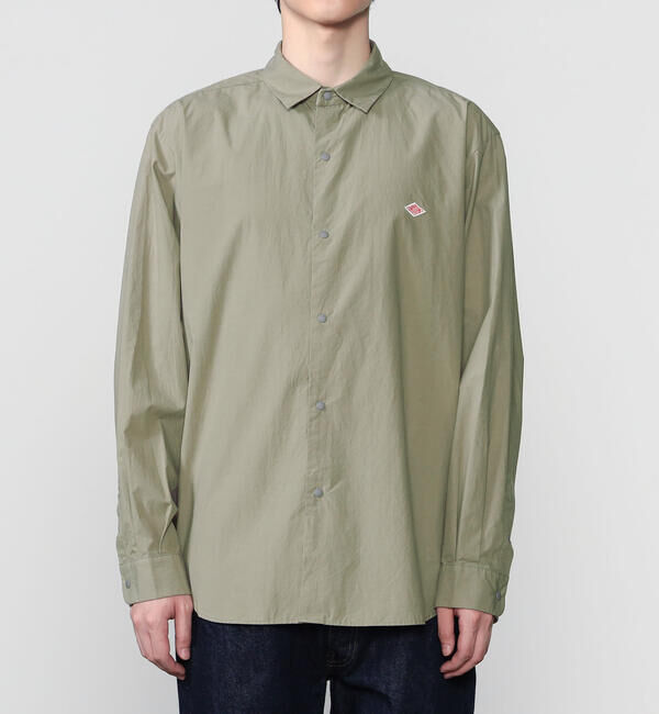 DANTON「DANTON | タイプライター レギュラーカラー長袖シャツ MEN」|シャツ・ブラウス|