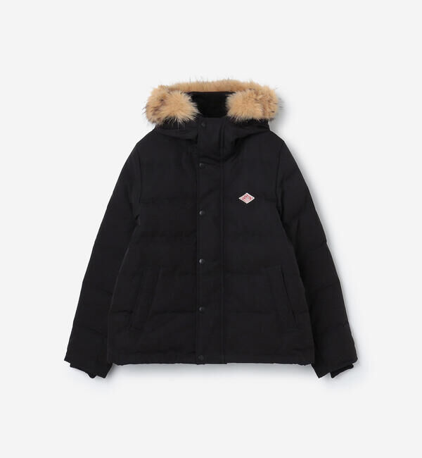 DANTON「DANTON | ポリエステルタッサー ファーフード ダウンジャケット WOMEN」|ダウン|