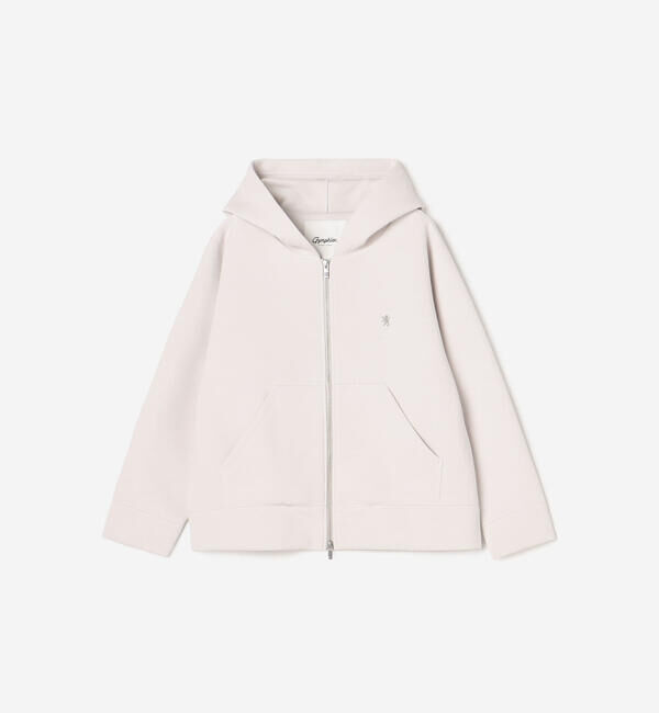 GYMPHLEX「Gymphlex | ダンボールニット ジップフードジャケット WOMEN」|パーカー|