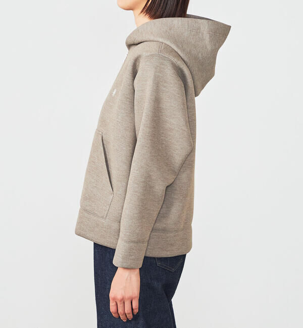 GYMPHLEX「Gymphlex | ダンボールニット ジップフードジャケット WOMEN」|パーカー|