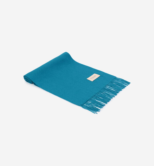 Morris & Sons「MORRIS & SONS | カシミヤマフラー SOLID」|マフラー|BLUE