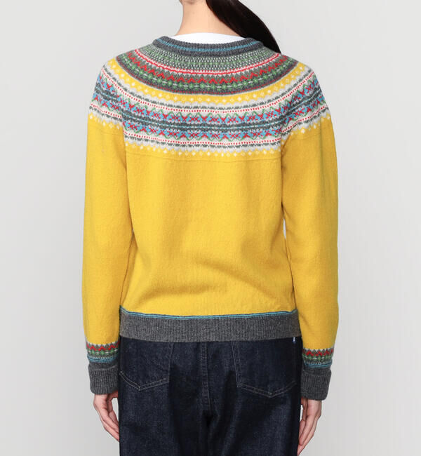  「ERIBE | ウール ショートカーディガン WOMEN」|ニット・セーター|