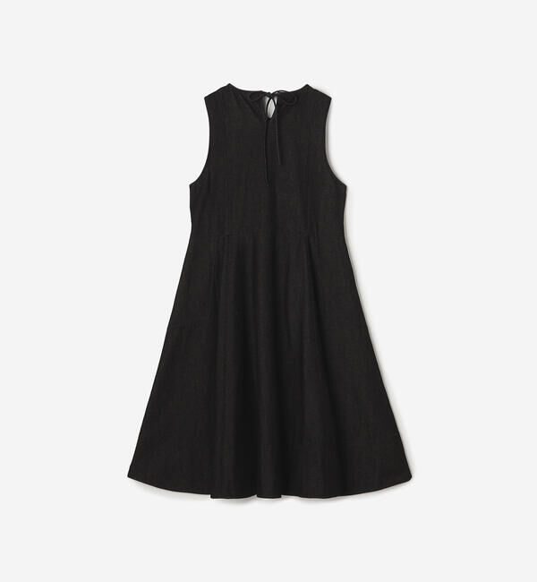  「eunoia | デニム フレアワンピース WOMEN」|ワンピース|